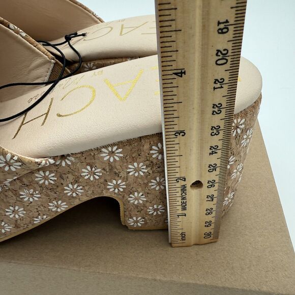 Beach By Matisse Tammy Wedge Sandal Platform Slide Size 11 Daisy Cork Open Toe. - Picture 4 of 15